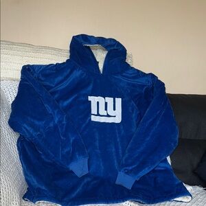 NY Giants reversible fuzzy pullover